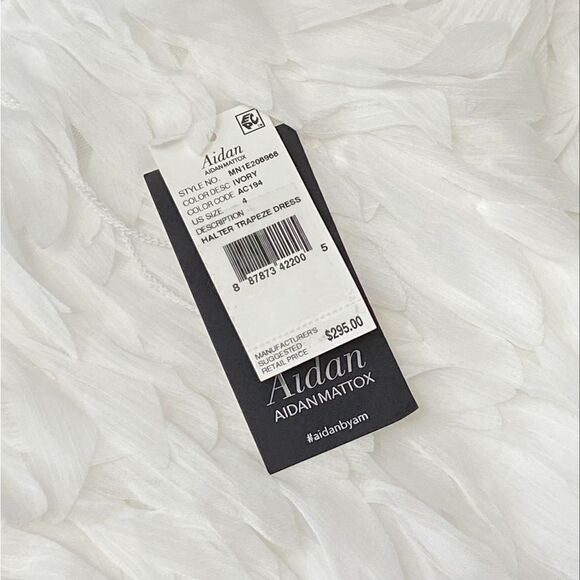 Aidan by Aidan Mattox Trapeze Fringe Dress size 4 - Picture 12 of 13